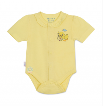 Body sơ sinh cài giữa bé gái Hello BB LQ1221 (nhiều màu)